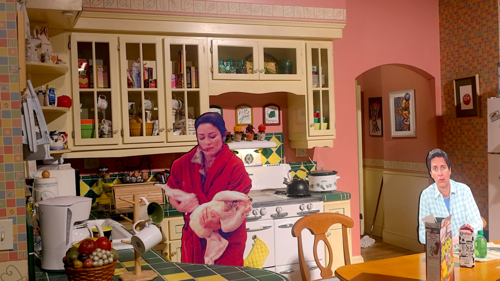A look into the set of the Barone family’s kitchen. Chris Cabrera/Greene Team, July 29